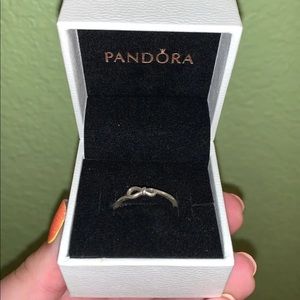Pandora infinity knot ring